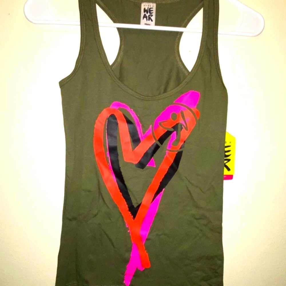 Zumba Active Wear Fitness Tank Top Size XSpi cy